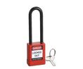 Safety Lockout, Aluminium / Polyamide, Red
